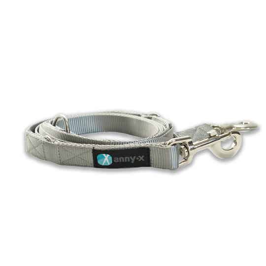 🐕💫 Easy-FUN Verstelbare Lijn – Perfect voor Elke Dag & Elk Avontuur!-grijs-zilver