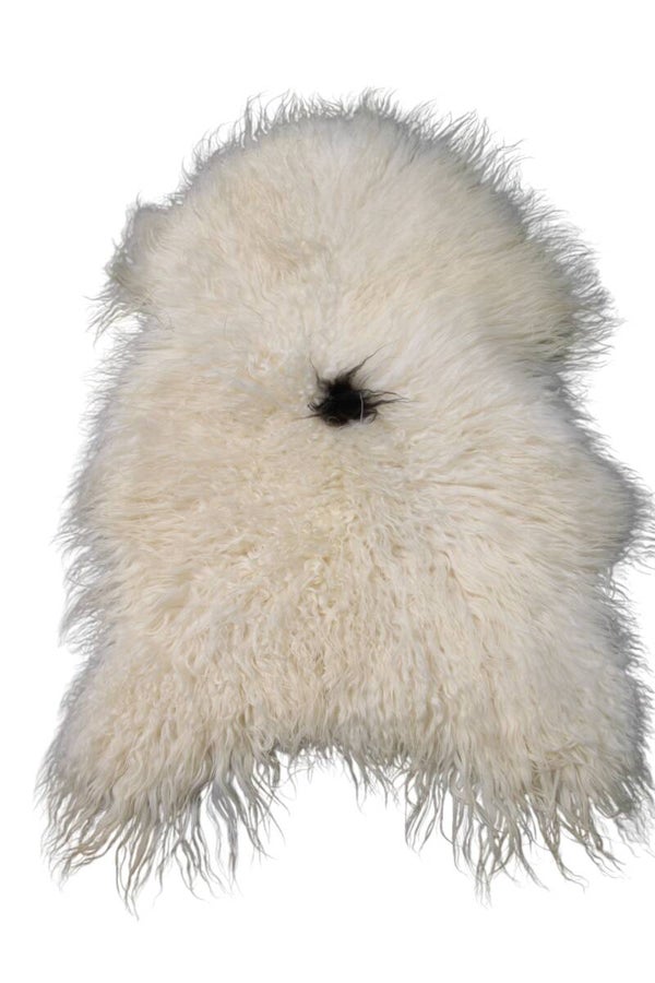 Curly schapenvacht-naturel-bruin-zwart nr 2803