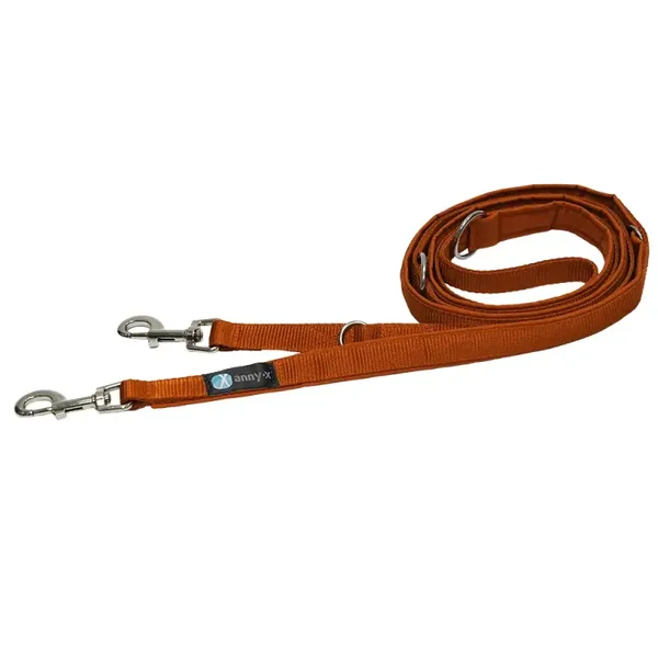 Annyx hondenlijn Fun Bolt Classic verstelbaar van 150 tot 300cm-Ahorn-politielijn