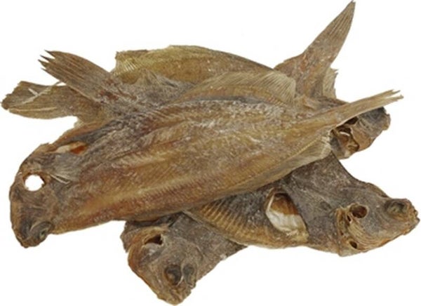 Vis snack  gedroogde Scholletjes -3 stuks per verpakking.