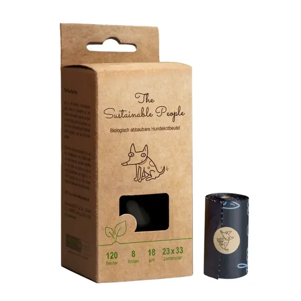 Biologisch Afbreekbare Hondenpoepzakjes | 8 Rollen / 120 Zakjes-duurzaam