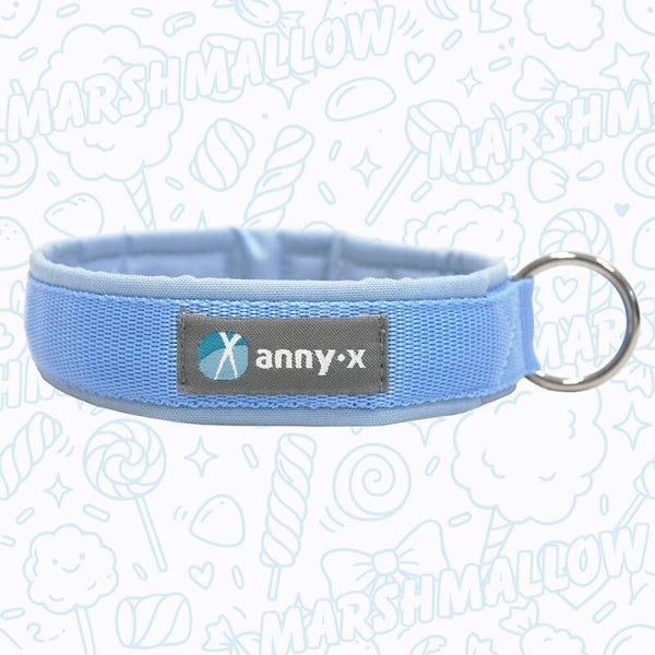 annyx   Limited Edition Marshmallow-lichtblauw-klik halsband