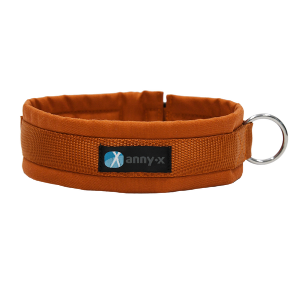 annyx halsband Safety-half check-verstelbaar-roestbruin-ahorn