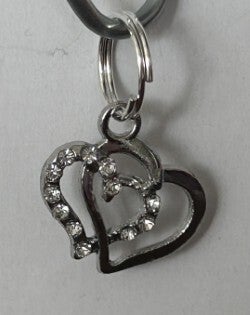 Hartje schuin met steentjes