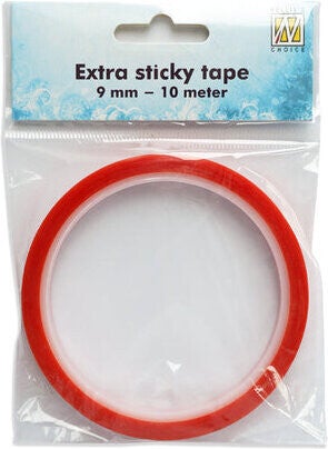 Dubbelzijding tape 9 mm