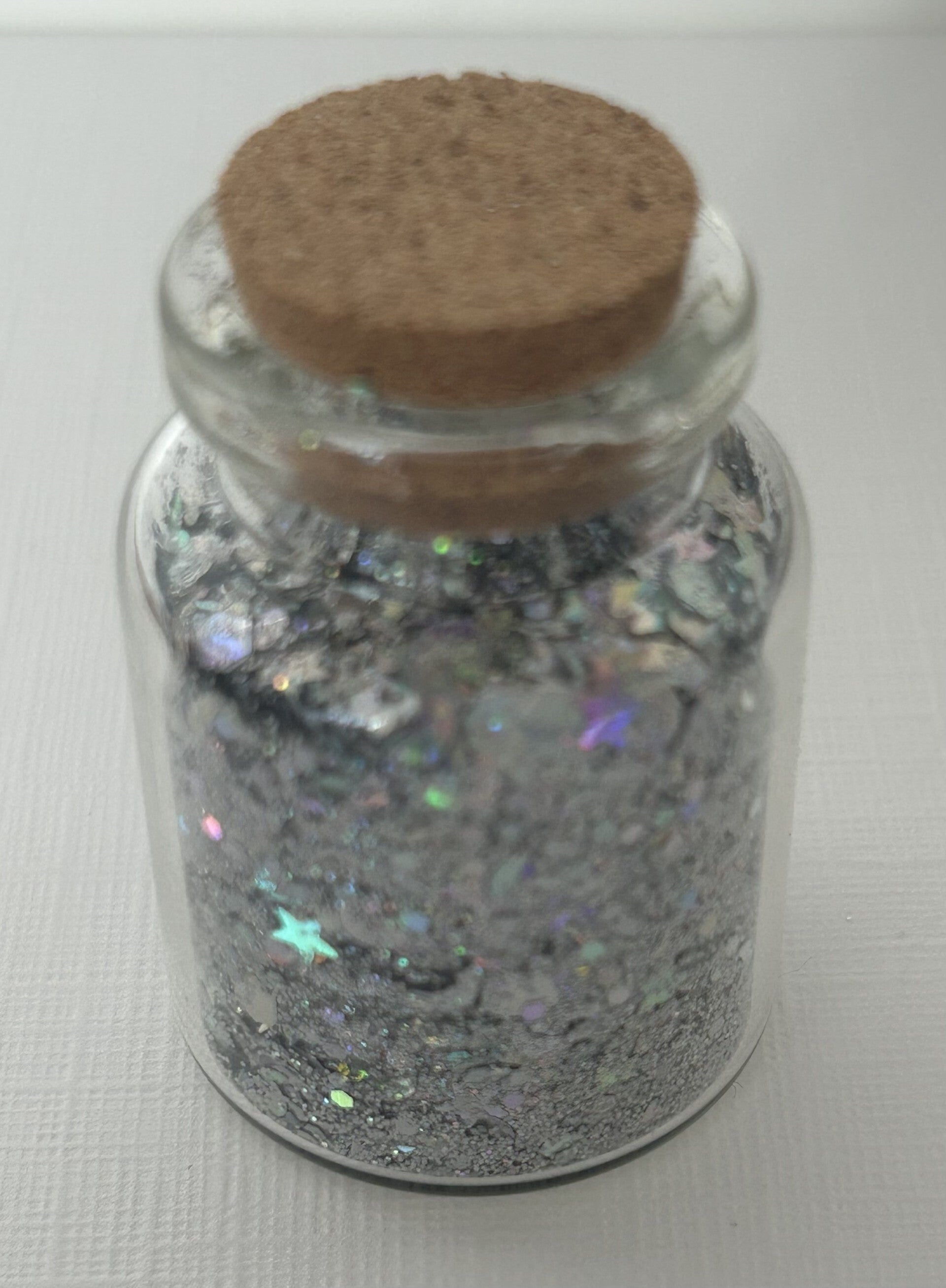 Zilver glitter en sterren