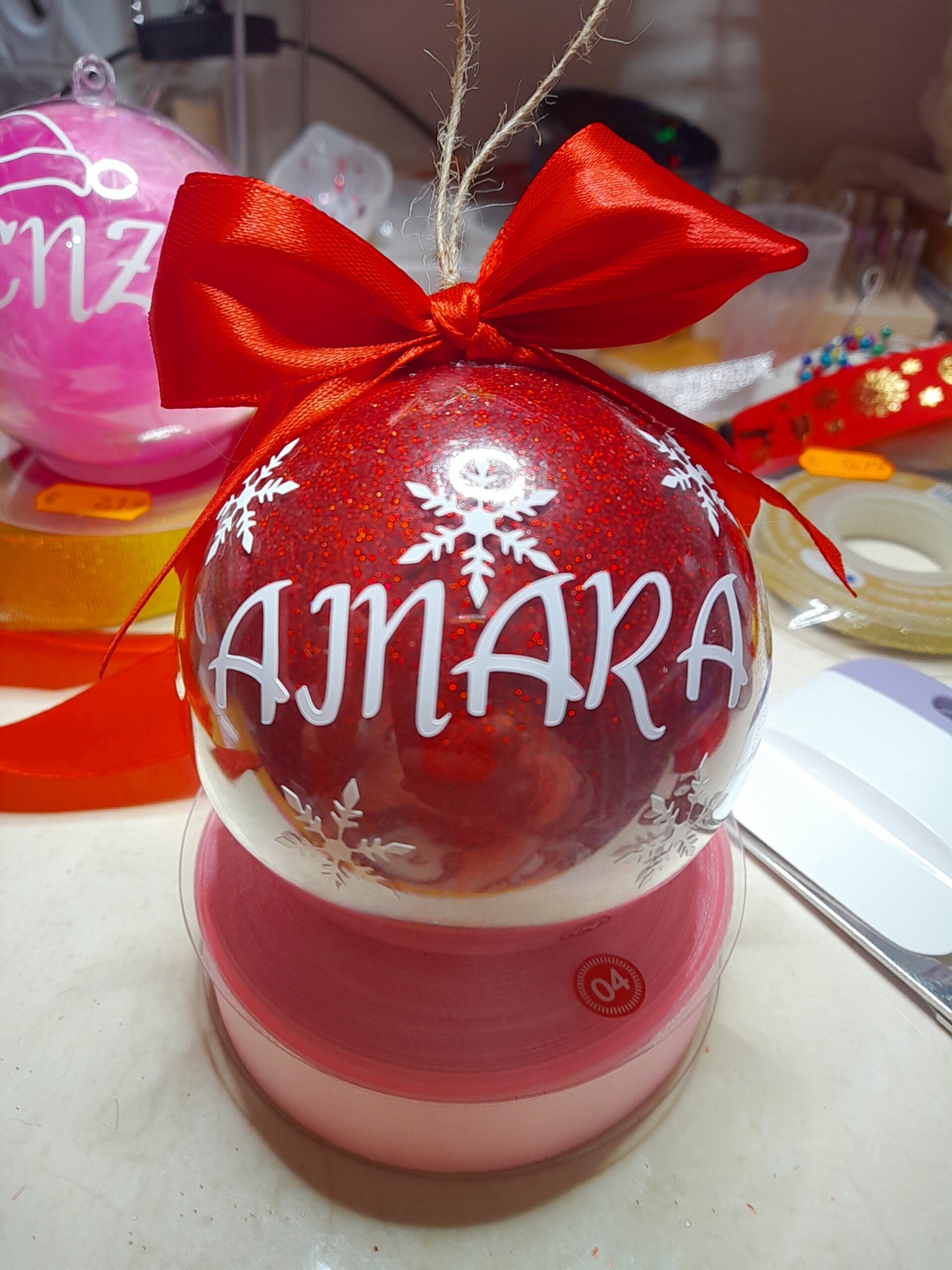 bola de navidad personalizada