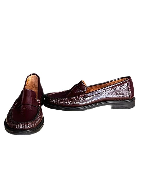 Daphne Loafers – Diep Bordeaux | Tijdloze Elegantie