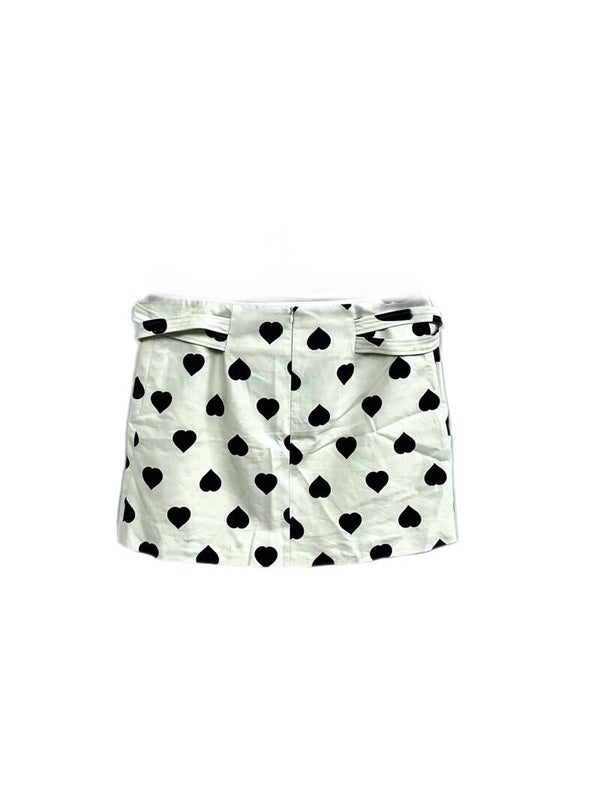 Tara Jarmon Hartjes Print Korte Rok – Speels, Elegant & Tijdloos