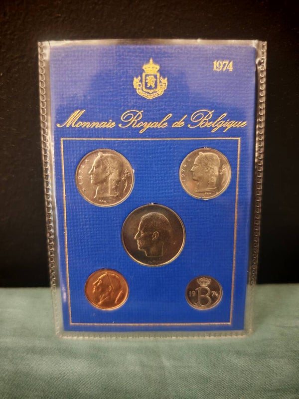 Muntenset Koning Boudewijn 1974 – Belgische Verzamelmunten