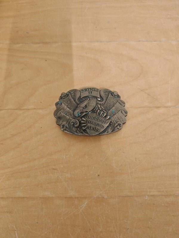 Vintage Amerikaanse Riembuckle met Adelaar – Stoere Western Buckle