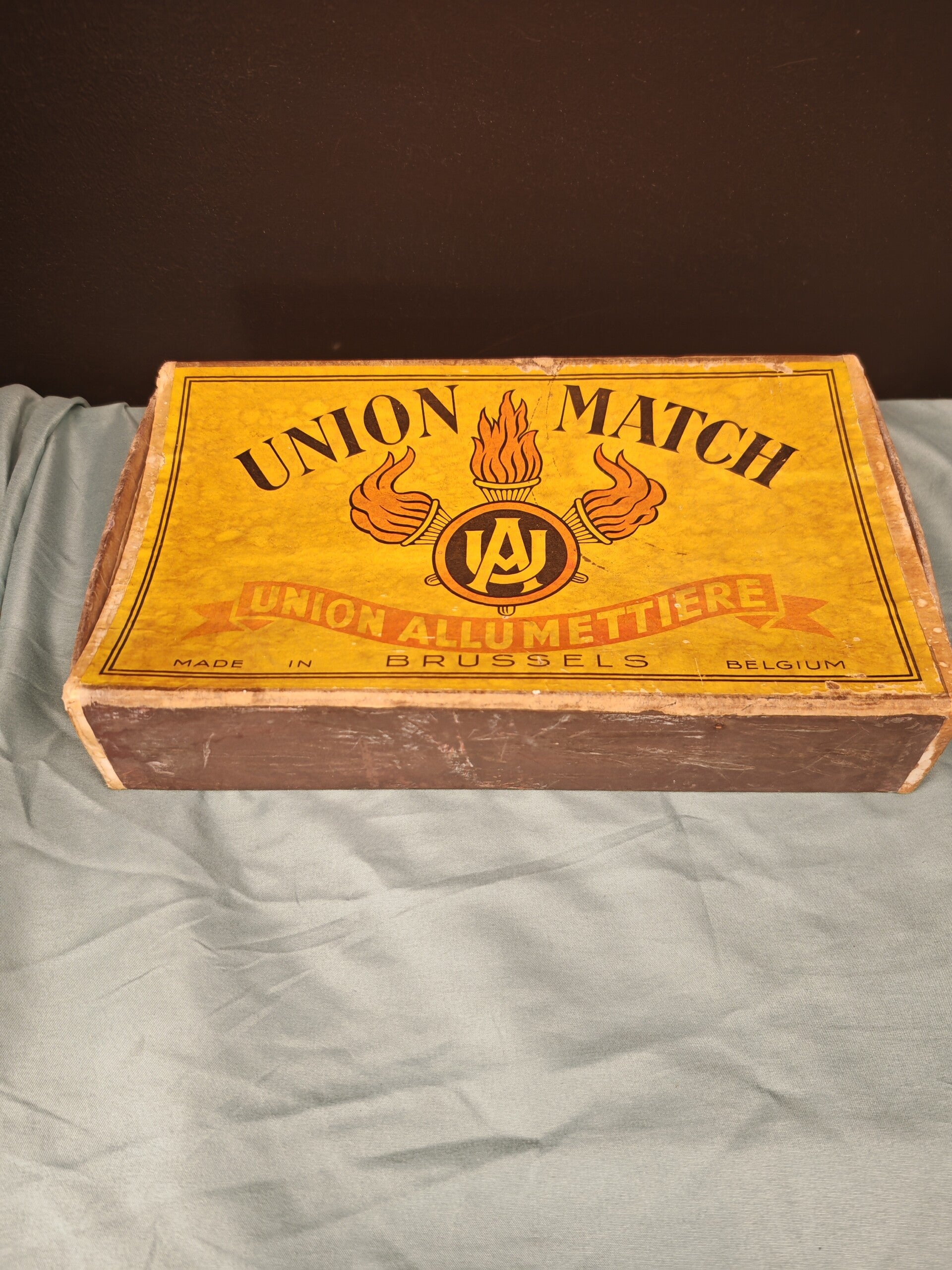 Oude Union Match Openhaardlucifers – Vintage Lucifersdoos & Verzamelobject