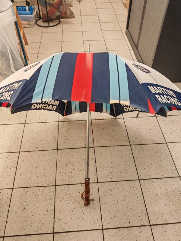 Vintage Martini Racing Paraplu – Authentieke Retro Motorsport Collectible