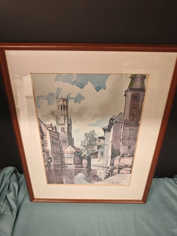 Aquarel van Herman Verbaere