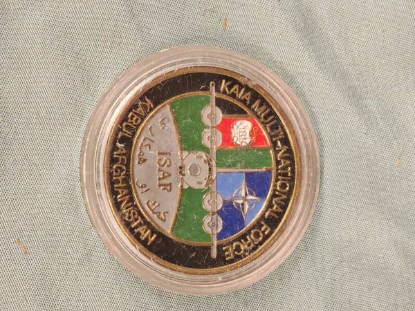 KAIA Multi-National Force ISAF Challenge Coin – Kabul Afghanistan