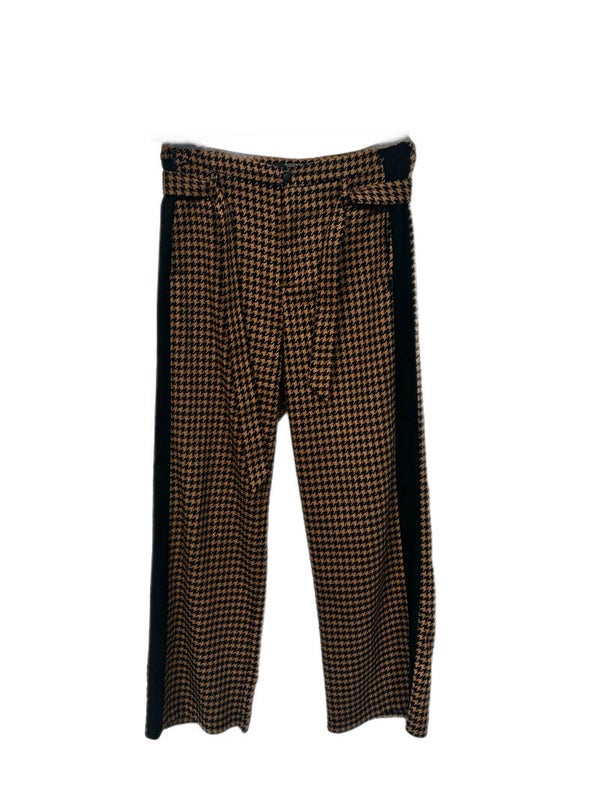 Scotch & Soda Bruin-Zwart Geruite Broek –  Casual & Stijlvol