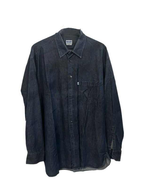 Kenzo Homme – Jeanskleurig Herenhemd | Designer Casual & Vintage Look