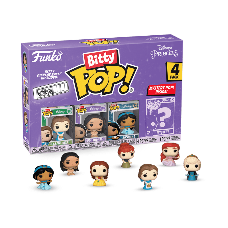 Bitty Pop! Disney Princess 4-Pack