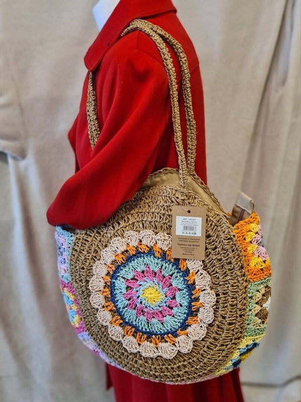 Tasche Strand Boho Stroh Hippie