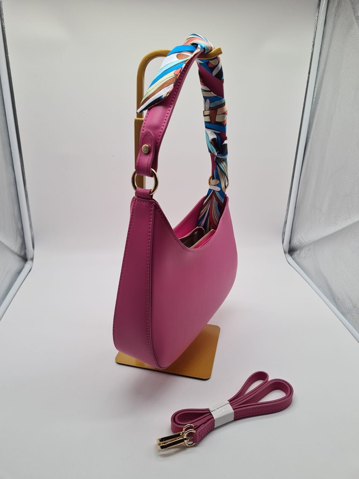 Handtasche Schultertasche Italien Echtleder Borsa In Pelle