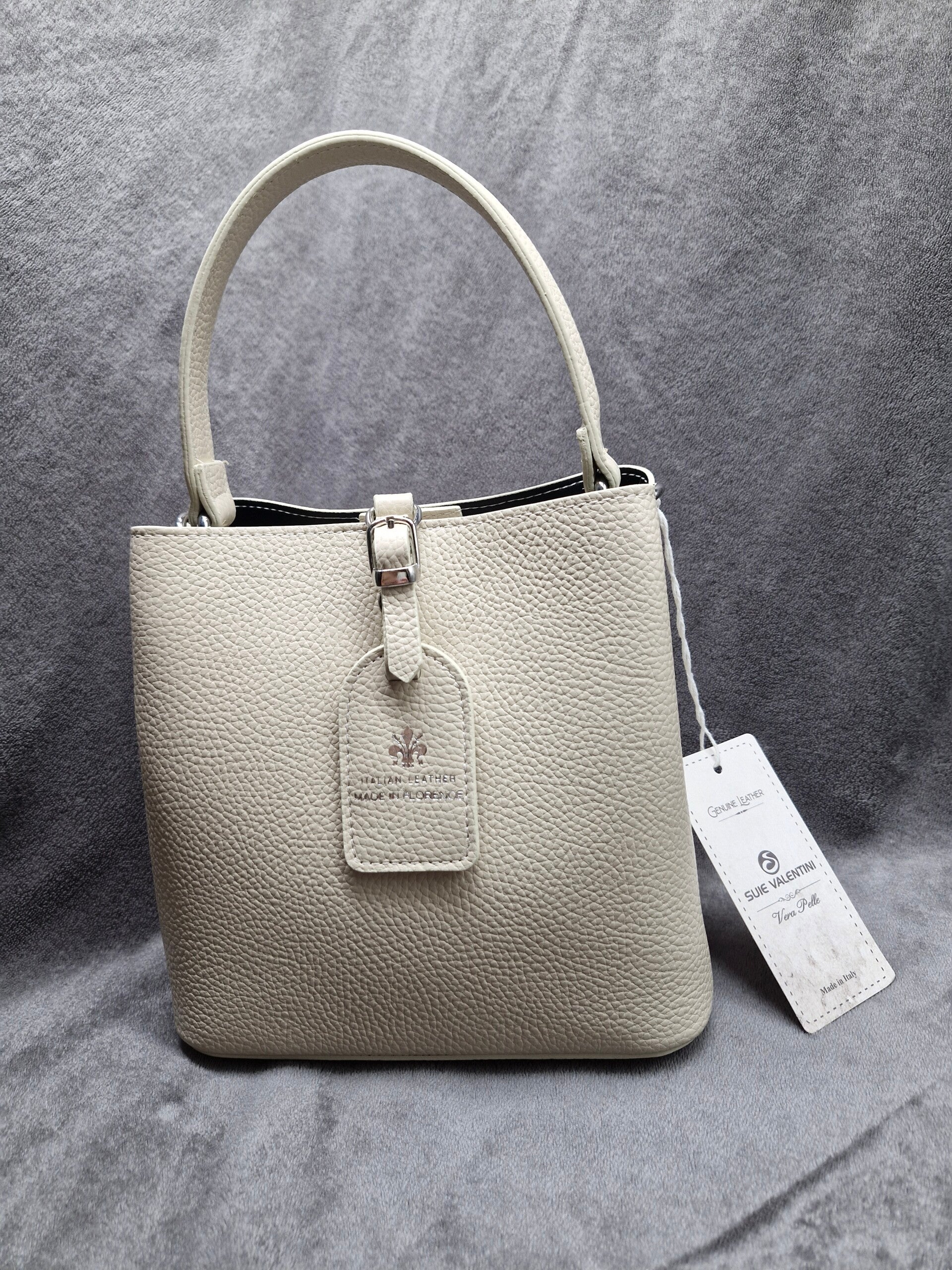 Elegante Ledertasche aus Italien Vera Pelle