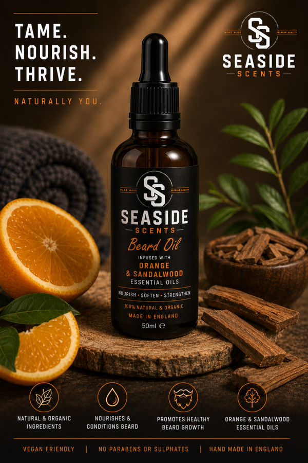Orange & Sandalwood  - Beard Oil  - 50ml