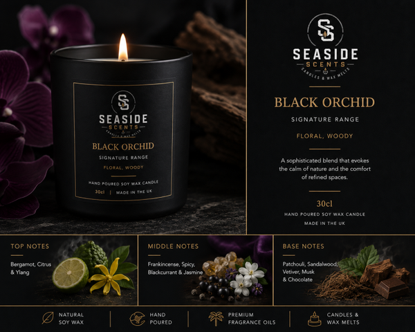 Black Orchid Candle - Signature Range