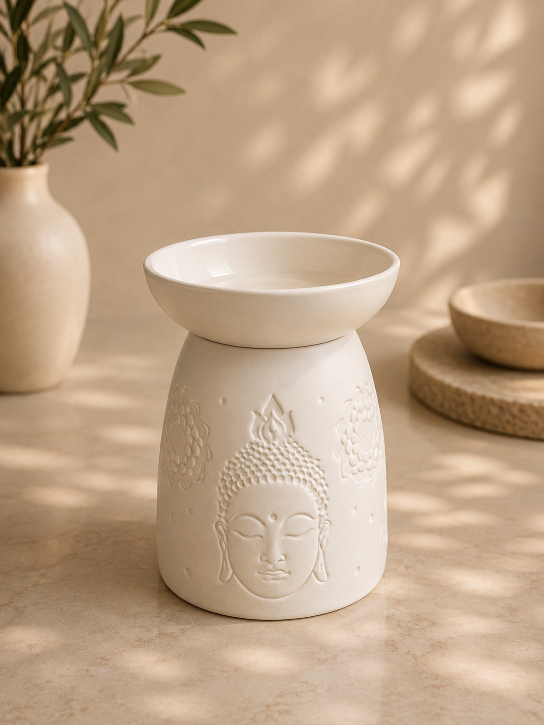 Buddha Face Oil/Wax Melt Burner
