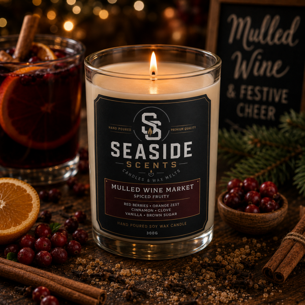 Mulled Wine Market Candle - Christmas Collection