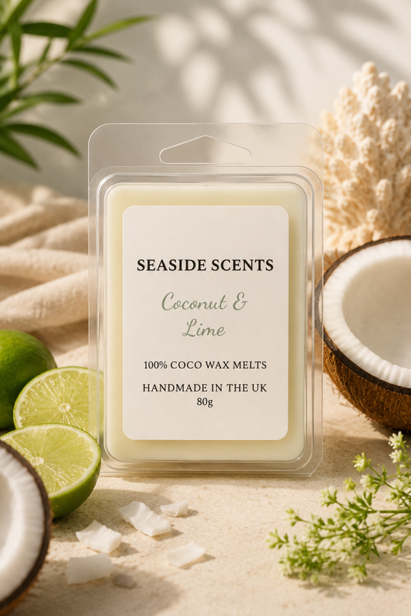 Coconut & Lime - 6 Wax Melt Bar (80g)