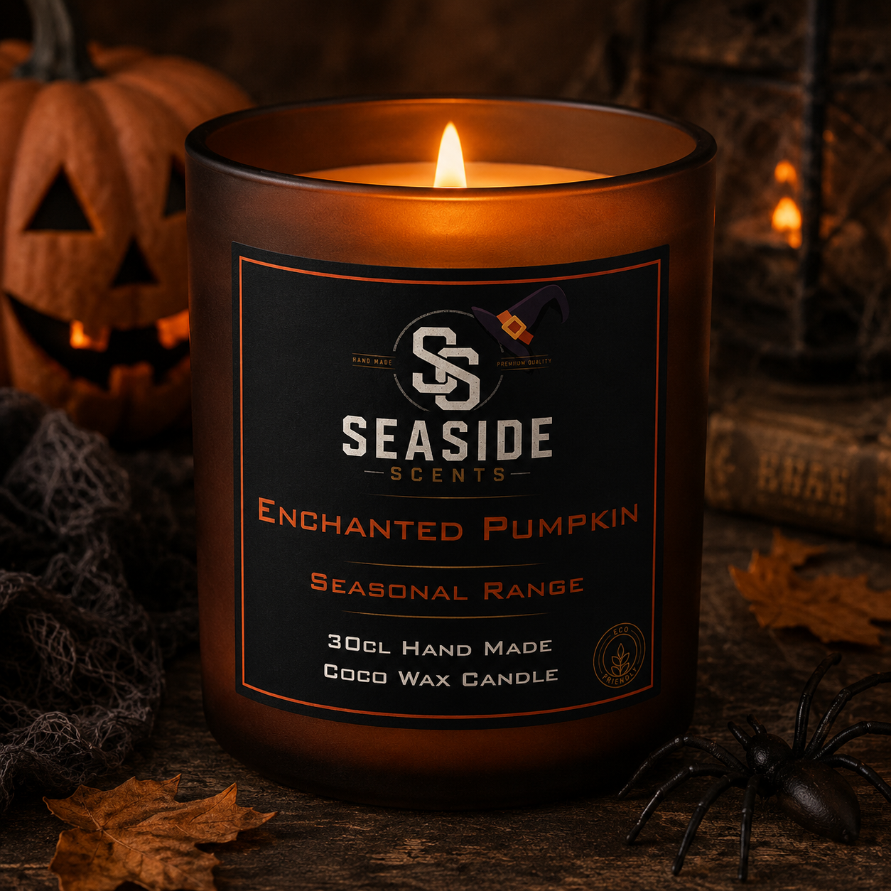 Enchanted Pumpkin 30cl Candle - Halloween Range