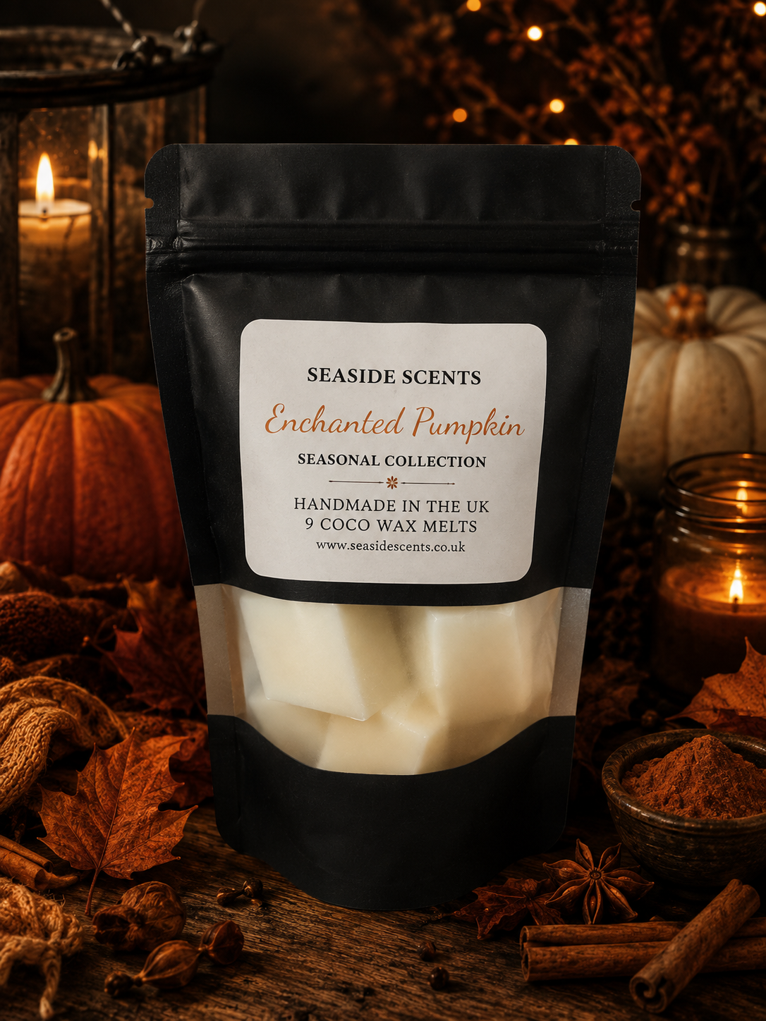 Enchanted Pumpkin - 9 Wax Melt Bag - Halloween