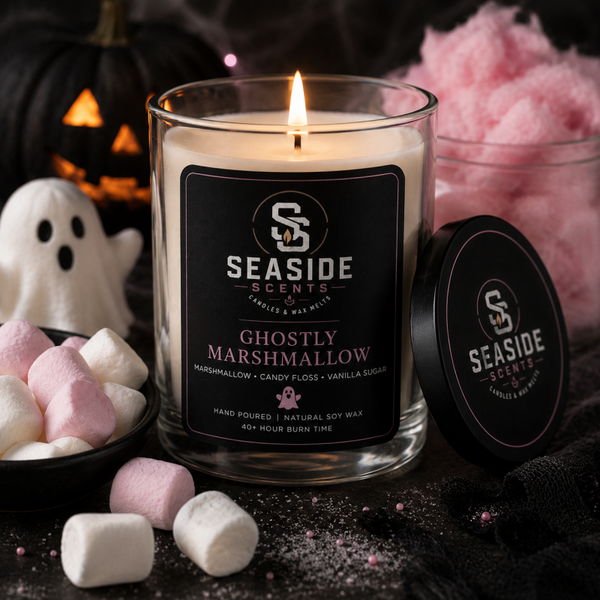 Ghostly Marshmellow Candle - Halloween Collection