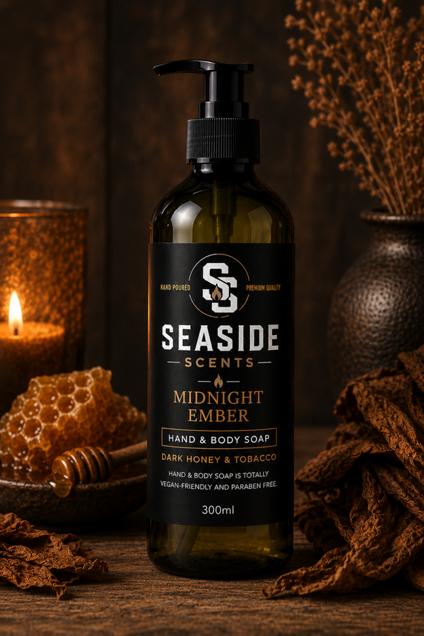 Midnight Ember Hand & Body Soap - 300ml | Vegan-Friendly