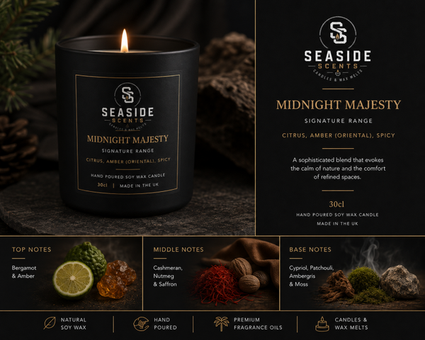 Midnight Majesty Candle - Signature Range