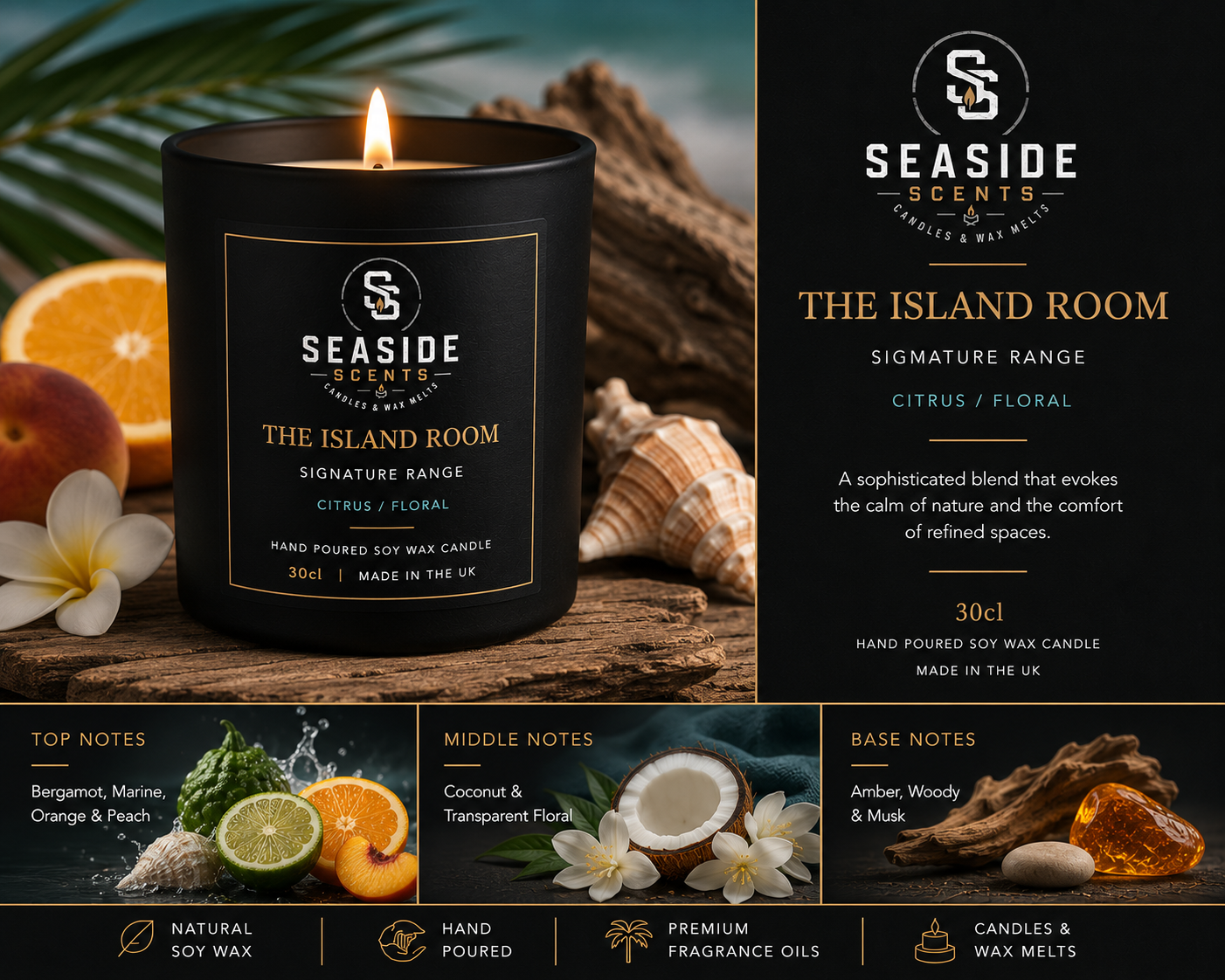 The Island Room Candle - Signature Range