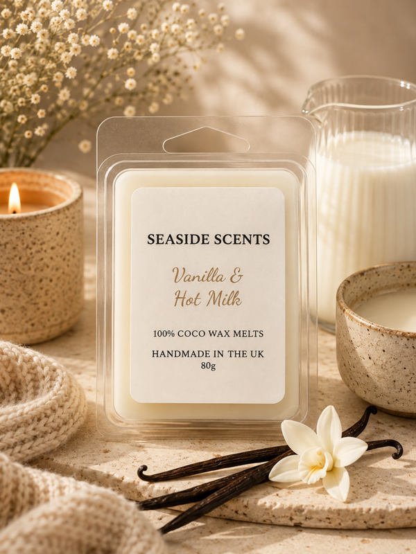 Vanilla & Hot Milk - 6 Wax Melt Bar (80g)
