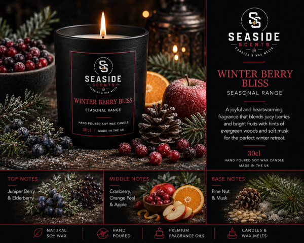 Winter Berry Bliss Candle - Christmas Collection