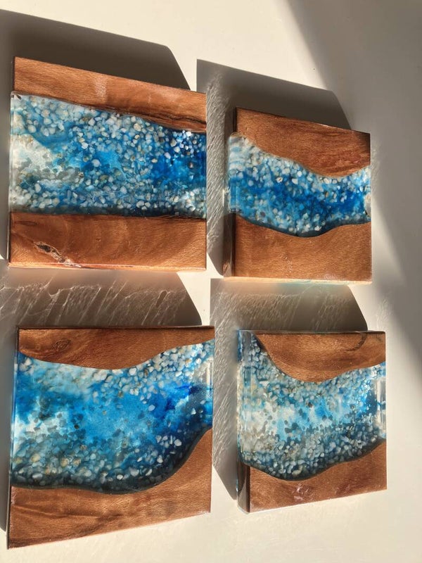 dessous verres carrés River 1