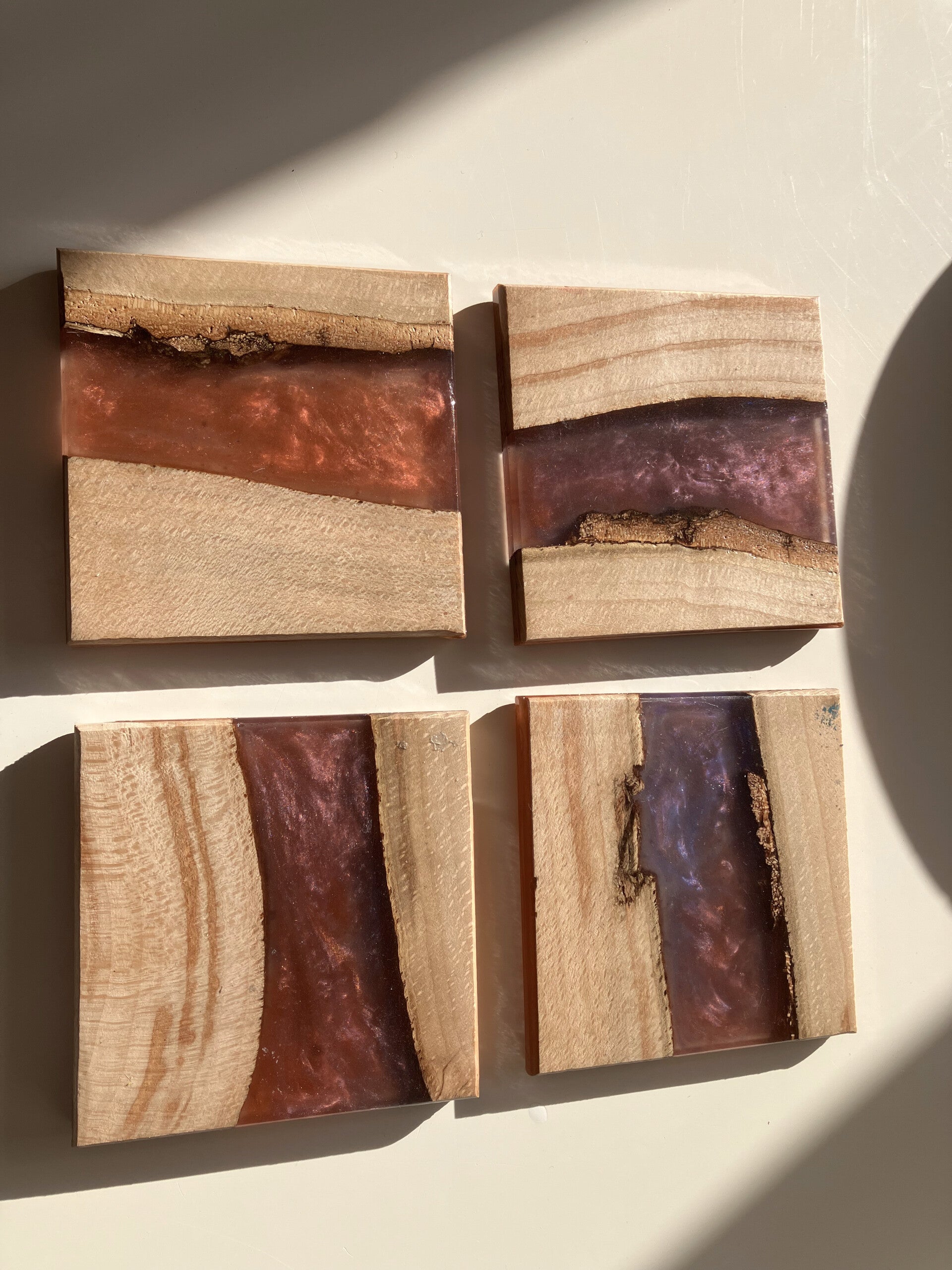 dessous verres carrés 1