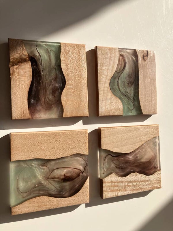 dessous verres carrés 4