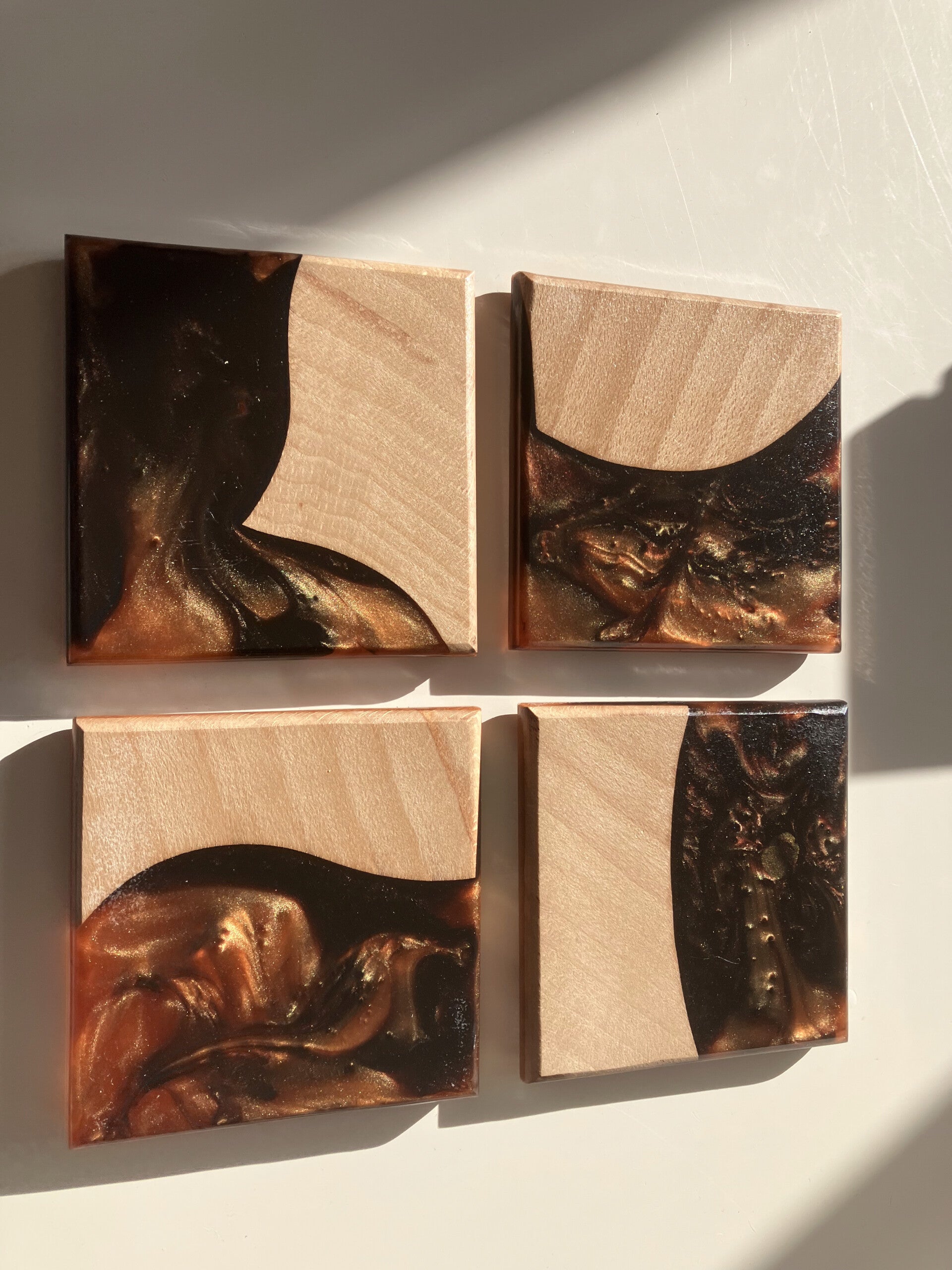 dessous verres carrés 6