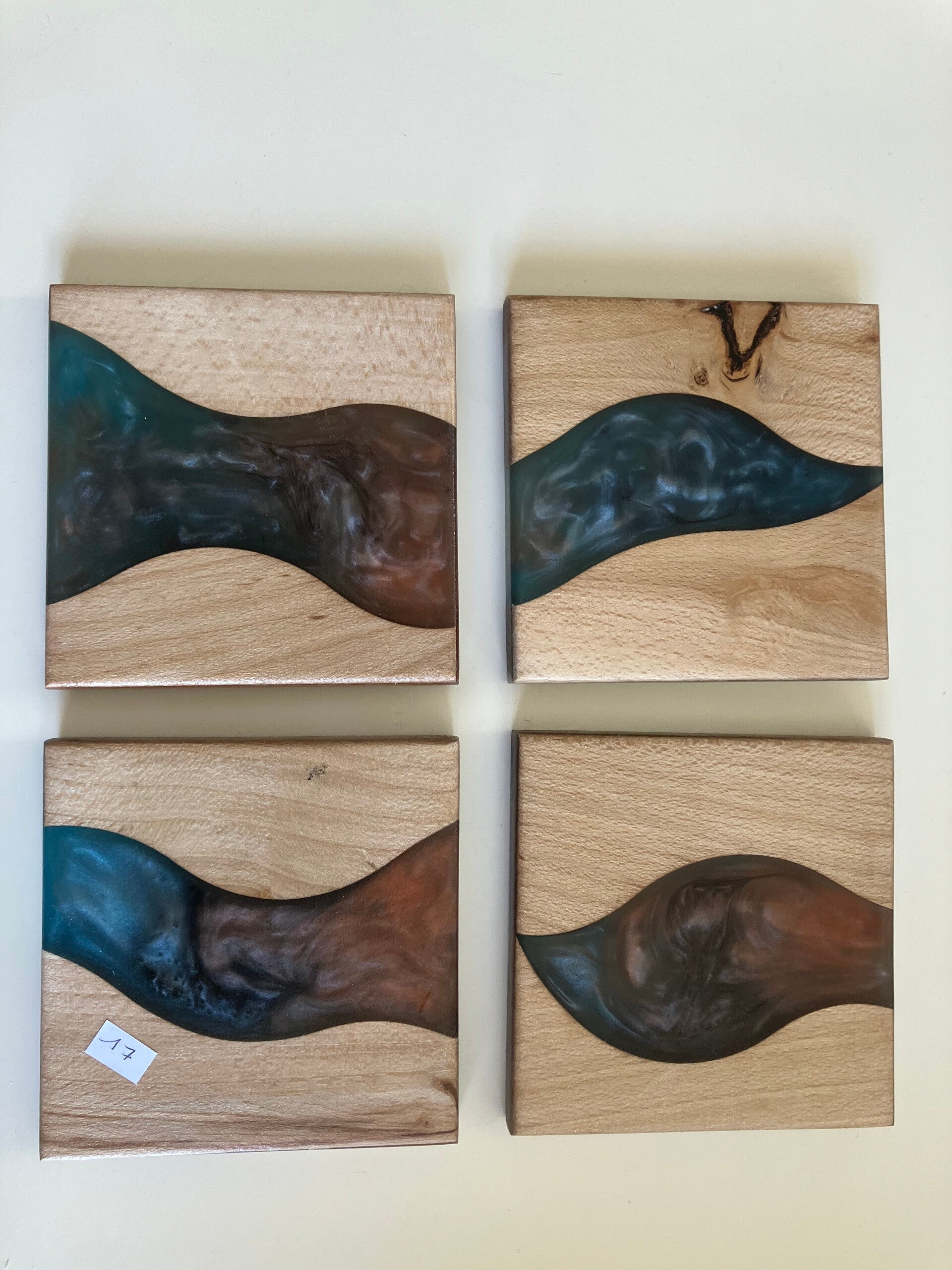 Dessous de verres carrés 17