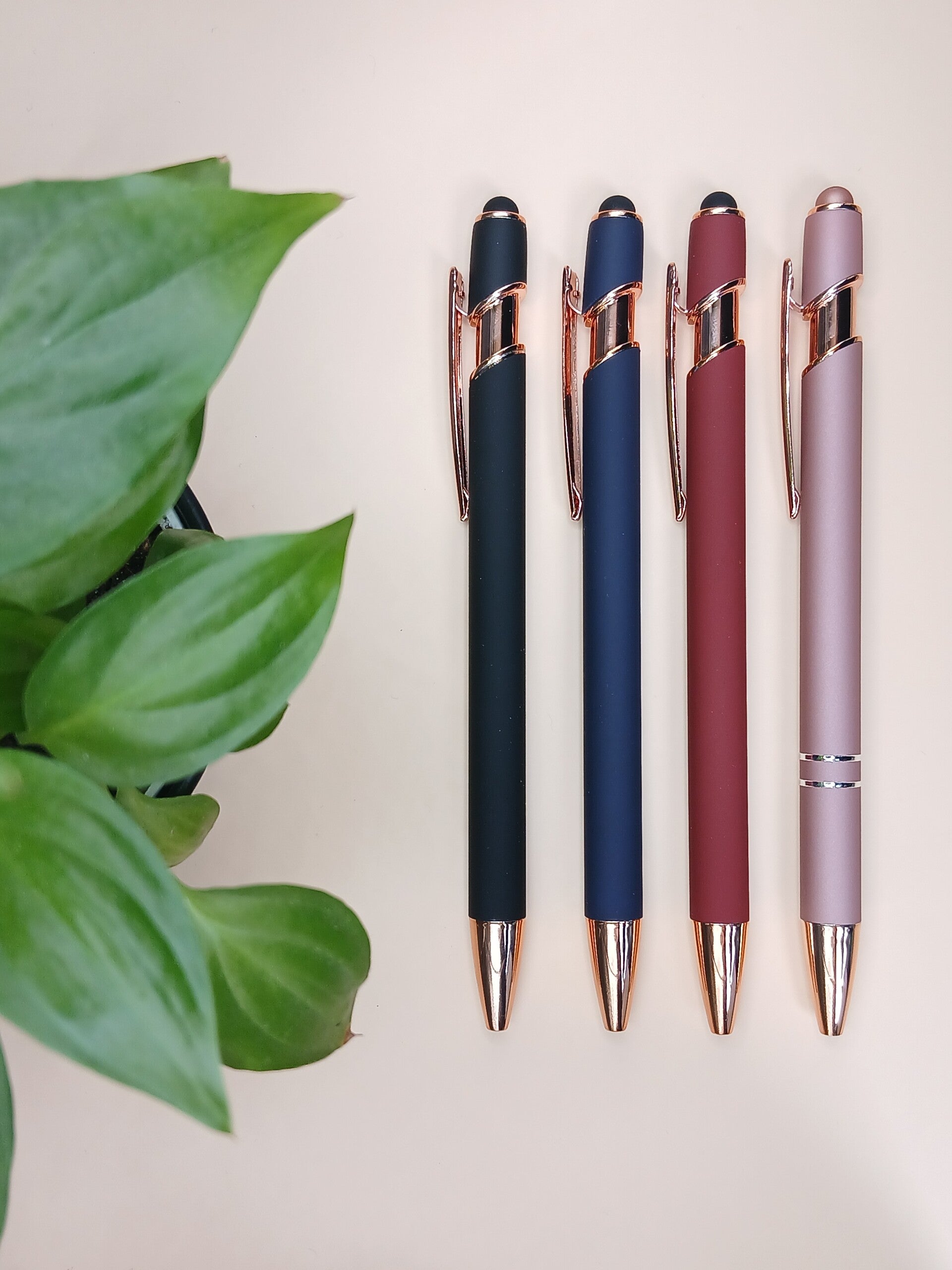 Stylos éclat cuivré personnalisables