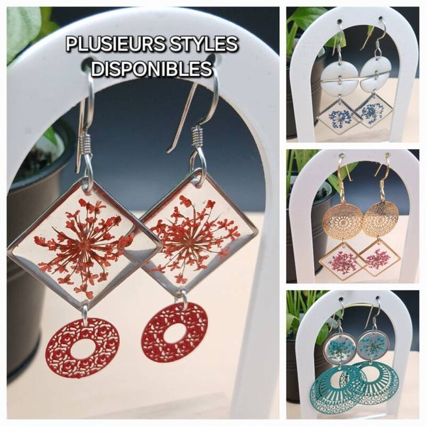 Lyséa - Résine et fleurs séchées