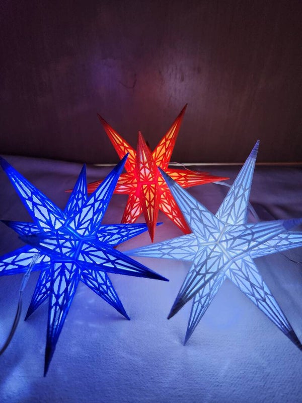 3x WeihnachtsStern