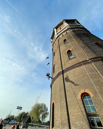 Abseilen Watertoren Assendelft