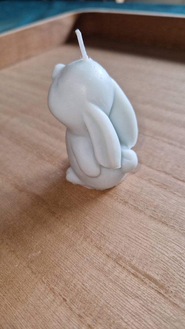 Lapinou - Bougie bleu