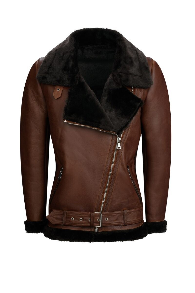 Siberia Lammy  coat dames ,  zwart of bruin , Artikel nr Chinco _Siberia _BLK , Chinco_ Siberia_BRWN .