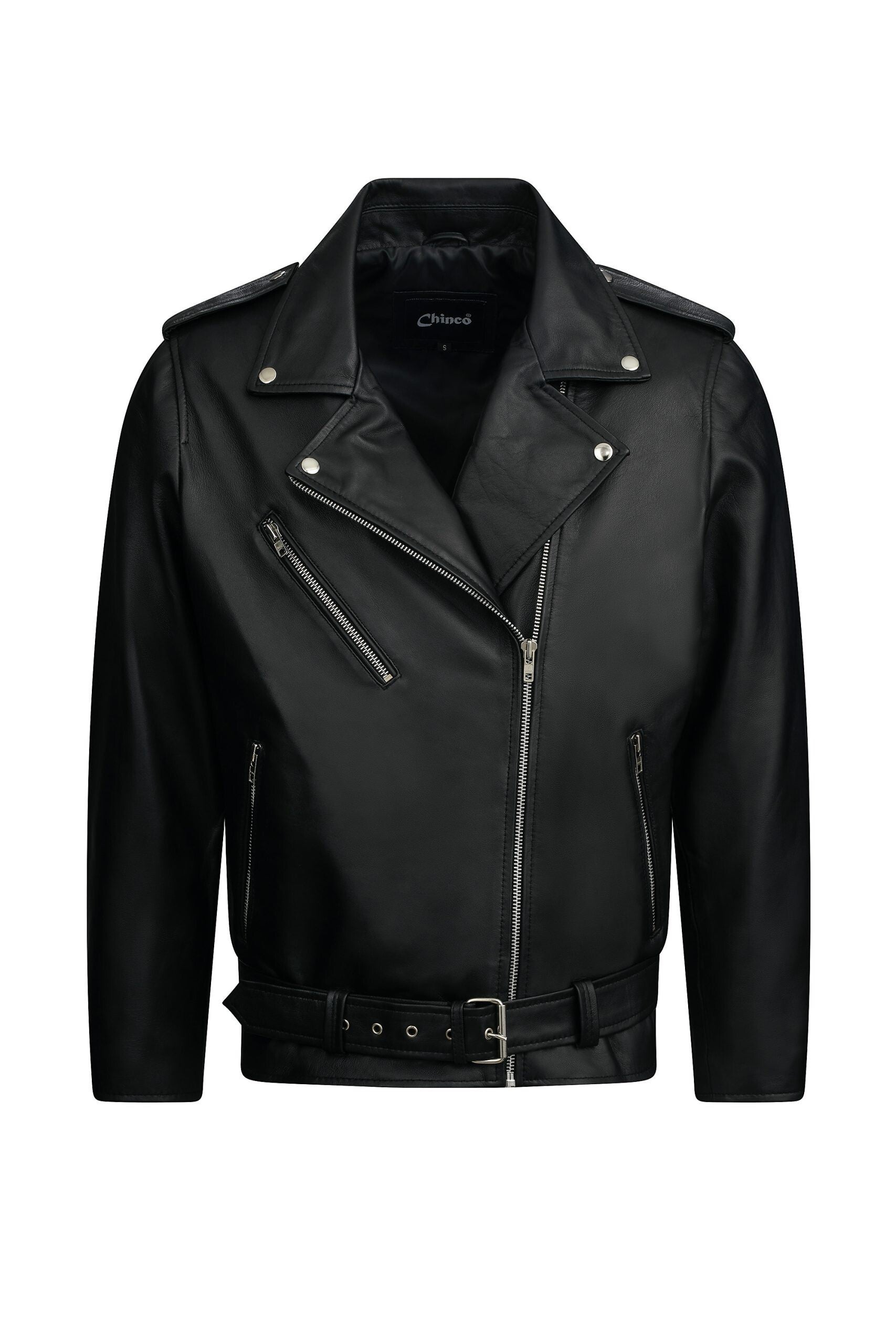 Kylie biker jack ,zwart . Artikel nummer : Chinco_Kylie BLCK .
